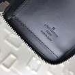 Alta gamma replica Portafoglio Zippy Vertical Damier Graphite N63304