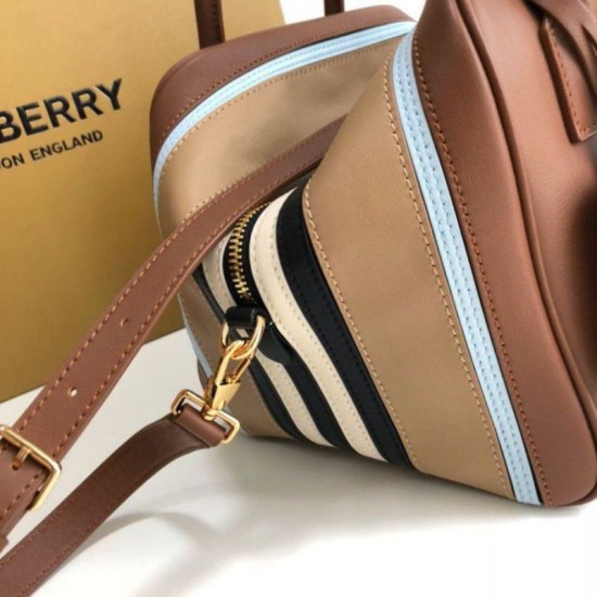 Cloni Firmate Burberry Cube Square Bag Marrone imitazioni