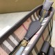 Cloni Firmate Burberry Borsa con manico in PVC Caffè imitazioni