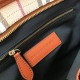 Burberry Borse Imitazioni per manico in PVC Arancione Dupe Perfetta Cloni Firmate Burberry Borse Imitazioni per manico in PVC Arancione imitazioni