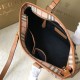 Cloni Firmate Burberry Borsa Replica 1:1 per manico in PVC Marrone imitazioni