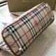 Cloni Firmate Burberry Borsa Replica 1:1 per manico in PVC Marrone imitazioni