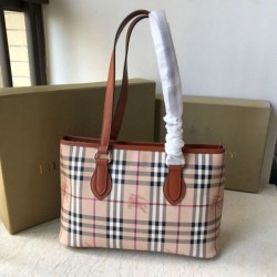 Cloni Firmate Burberry Borse Imitazioni per manico in PVC Arancione imitazioni