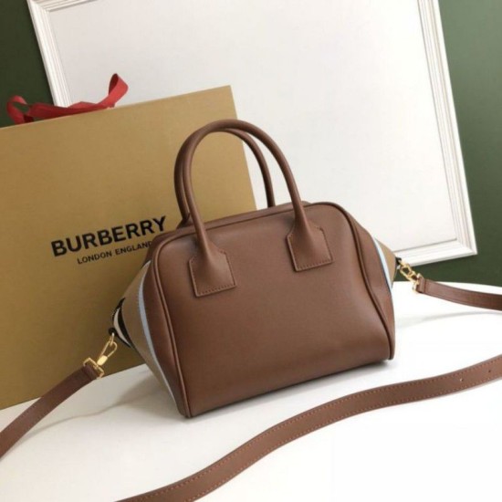 Cloni Firmate Burberry Cube Square Bag Marrone imitazioni