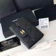 Pari all'originale replica imitazione Portamonete Classic Flap A31504 Nero Pari all'originale replica imitazione Portamonete Classic Flap A31504 Nero