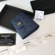 Qualità superiore replica Portamonete Classic Flap A31504 Blu scuro Qualità superiore replica Portamonete Classic Flap A31504 Blu scuro