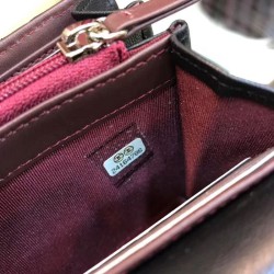 Riproduzione Fedele Qualità superiore replica Portafoglio lungo in pelle di agnello trapuntata A31506 imitazioni Replica Alta Qualità Qualità superiore replica Portafoglio lungo in pelle di agnello trapuntata A31506