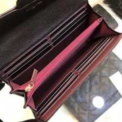 Riproduzione Fedele Pari all'originale replica Long Portafoglio Caviar Leather A31506 Black imitazioni Replica Alta Qualità Pari all'originale replica Long Portafoglio Caviar Leather A31506 Black