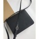 Replica Alta Qualità Mini Vintage Check e Leather D-ring Borse Black