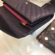 Pari all'originale replica Long Portafoglio Caviar Leather A31506 Black