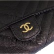 Pari all'originale replica Long Portafoglio Caviar Leather A31506 Black
