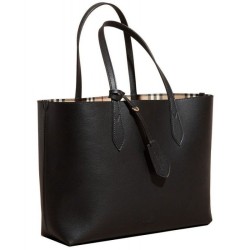 Replica Alta Qualità Medium Reversible Tote Haymarket Check 40496351 Nero