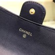 Qualità superiore replica Portafoglio lungo Chevron A31506 Nero