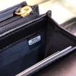 Qualità superiore replica Portafoglio lungo Chevron A31506 Nero