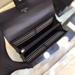 Qualità superiore replica Portafoglio lungo Chevron A31506 Nero