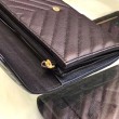 Qualità superiore replica Portafoglio lungo Chevron A31506 Nero