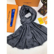 Sciarpa classica in cashmere grigio Sciarpa classica in cashmere grigio