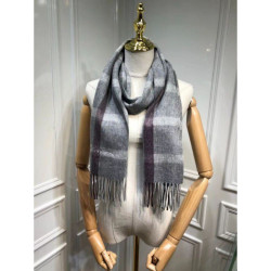 Sciarpe di seta cashmere grigie