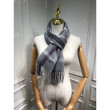 Sciarpe di seta cashmere grigie Sciarpe di seta cashmere grigie