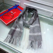 Sciarpe di seta cashmere grigie Sciarpe di seta cashmere grigie