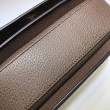 Borsa a tracolla Ophidia GG piccola 601044 Dark Coffee