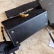 Borse Firmate Replica con manico medio Yand Saint Laurent Cassandra nera