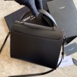 Borse Firmate Replica con manico medio Yand Saint Laurent Cassandra nera