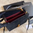 Borse Firmate Replica con manico medio Yand Saint Laurent Cassandra nera