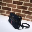 Borsa mini Ophidia GG Flora 517350 blu scuro
