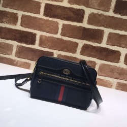 Cloni Firmate Borsa mini Ophidia GG Flora 517350 blu scuro imitazioni