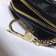 Borsa mini Ophidia GG Flora 517350 blu scuro