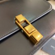 Borsa YSL Saint Laurent Carre in pelle scamosciata nera