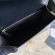 Borsa YSL Saint Laurent Carre in pelle scamosciata nera
