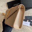 Sacchetto busta media YSL Saint Laurent Mix Matelasse Albicocca