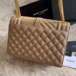 Sacchetto busta media YSL Saint Laurent Mix Matelasse Albicocca