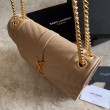 Sacchetto busta media YSL Saint Laurent Mix Matelasse Albicocca