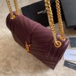 Sacchetto busta media YSL Saint Laurent Mix Matelasse Claret