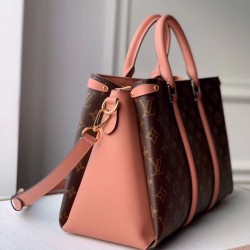 Cloni Firmate Borsa Soufflot MM Monogram M44817 rosa imitazioni