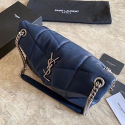 Borsa a tracolla Yul Saint Laurent Loulou piccola blu Dupe Perfetta Cloni Firmate Borsa a tracolla Yul Saint Laurent Loulou piccola blu imitazioni