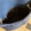 Borsa a tracolla Yul Saint Laurent Loulou piccola blu