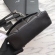 Borsa a tracolla Yul Saint Laurent Loulou piccola nera