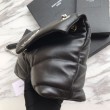 Borsa a tracolla Yul Saint Laurent Loulou piccola nera