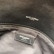 Borsa a tracolla Yul Saint Laurent Loulou piccola nera