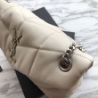 Imitazioni borse griffate piccola Puffer YSL Saint Laurent bianca
