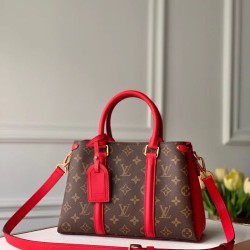Cloni Firmate Borse Soufflot BB Monogram M44818 rossa imitazioni