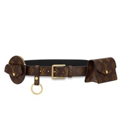 Cloni Firmate Cintura Daily Multi Pocket 30mm M0236Y Marrone imitazioni