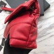 Dettagli perfetti Replica Perfetta piccola YSL Saint Laurent Loulou Puffer rossa