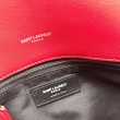 Dettagli perfetti Replica Perfetta piccola YSL Saint Laurent Loulou Puffer rossa