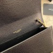 Portafoglio YSL Saint Laurent Uptown Chain nero