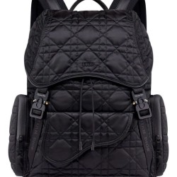 Cloni Firmate Zaino da sella Christian Dior Nero imitazioni